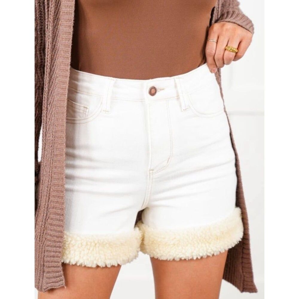 Judy blue Shorts Judy blue jeans womens size medium small 6 - 8 jean shorts NEW - Picture 6 of 8